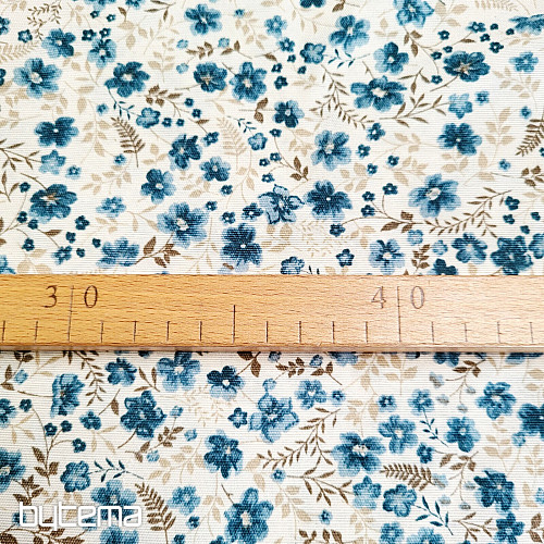 Dekorační látka CIRI petrolejová