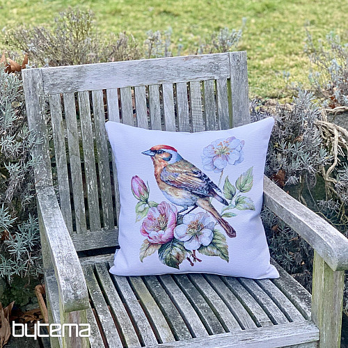 Gobelínový povlak na polštář STEHLÍK NA JABLONI