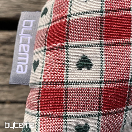 Dekorační povlak na polštář  MAXI CORET červený