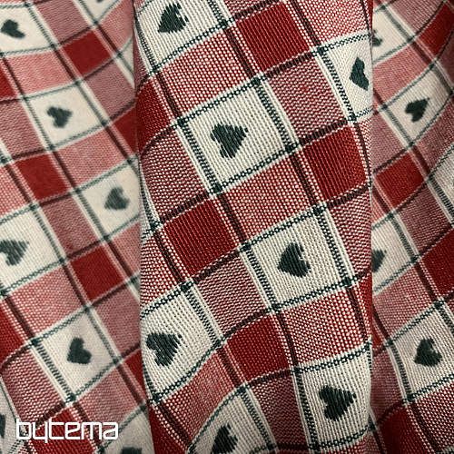 Ubrus a šál  MAXI CORET červený