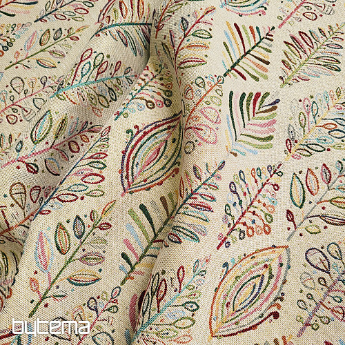 Gobelínová látka FOSIL