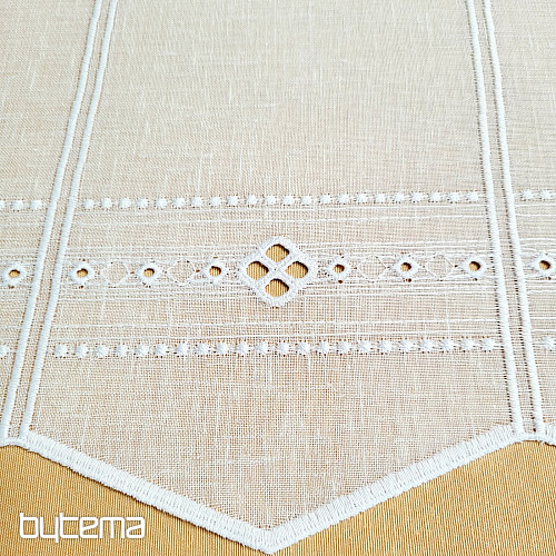 Záclona na vitrážku GERSTER 11884  bílá