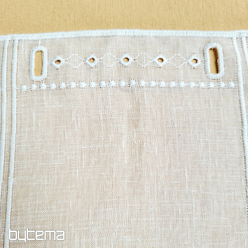 Záclona na vitrážku GERSTER 11884  bílá