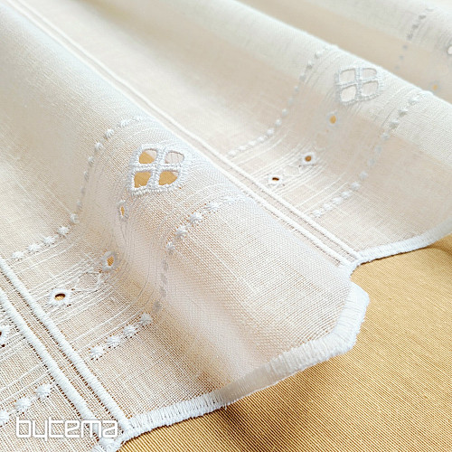 Záclona na vitrážku GERSTER 11884  bílá