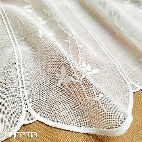 Záclona na vitrážku GERSTER 11886 smetanová