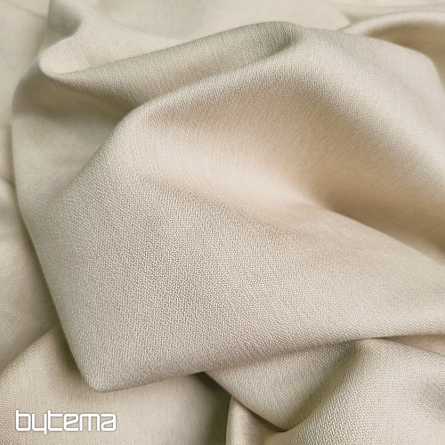 Luxusní jednobarevná designová dekorační látka GERSTER 7032/0023 BÉŽOVÁ