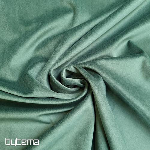 Luxusní jednobarevná designová dekorační látka GERSTER 77042/0500 ZELENÁ