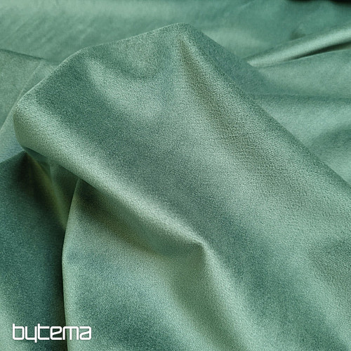 Luxusní jednobarevná designová dekorační látka GERSTER 77042/0500 ZELENÁ