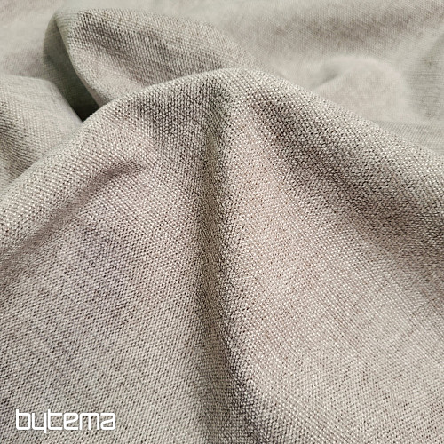 Luxusní jednobarevná designová dekorační látka GERSTER 77054/0040 SV. ŠEDÁ