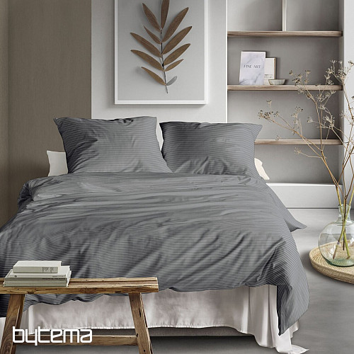 IRISETTE luxusní bavlněný satén TOKIO 8607-11 šedá