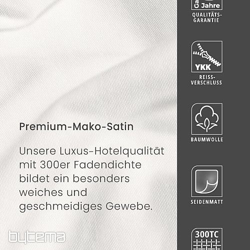 IRISETTE luxusní bavlněný satén TOKIO 8607-11 šedá