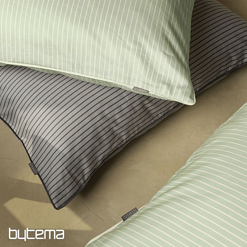 IRISETTE luxusní bavlněný satén TOKIO 8607-30 zelená