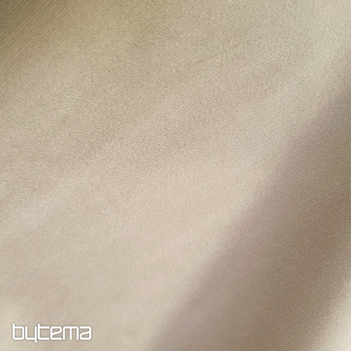 Luxusní jednobarevná designová dekorační látka GERSTER 77042/0023 sv. béžová