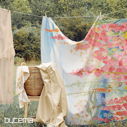 IRISETTE luxusní bavlněný satén WAVE 8689-90 Náprstníky