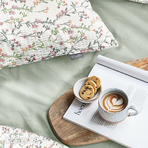 IRISETTE luxusní jemný krep EASY 8665-60 Kytičky