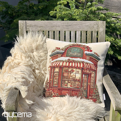 Vánoční dekorační povlak VÁNOČNÍ KRÁMEK