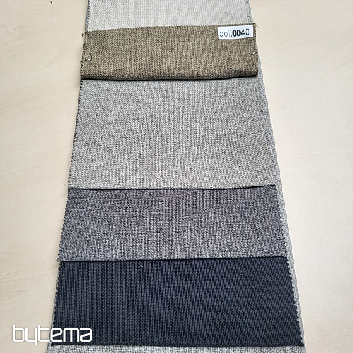 Jednobarevná designová dekorační látka DIM OUT GERSTER 77045/0040 TM. BÉŽOVÁ