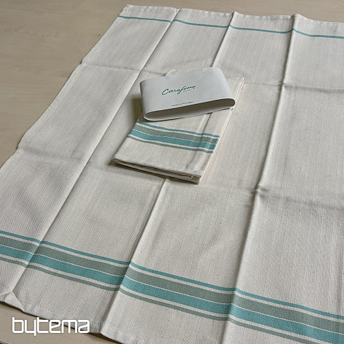 Utěrky FRENCH STRIPES AQUA 70x50 2ks