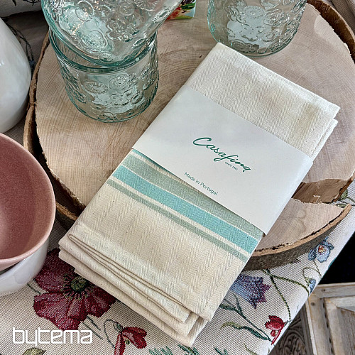 Utěrky FRENCH STRIPES AQUA 70x50 2ks