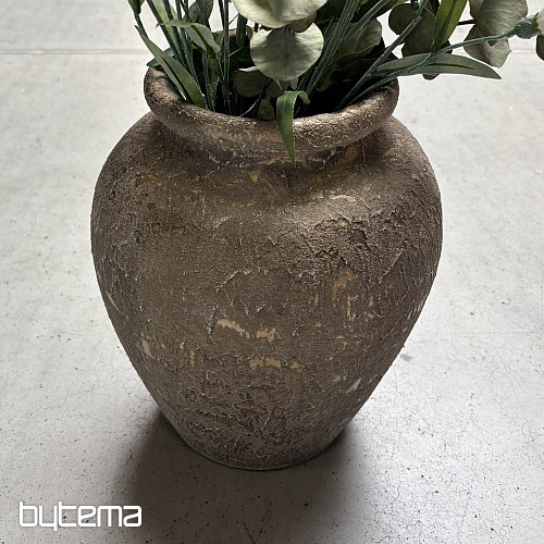 Váza keramická TAVIR 24x30 rustic gold