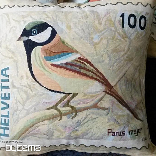 Dekorační povlak na polštář POST STAMP MOTÝL