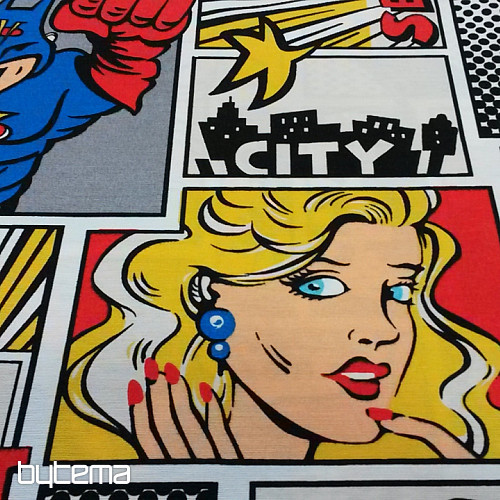 Dekorační látka KOMIKS 140