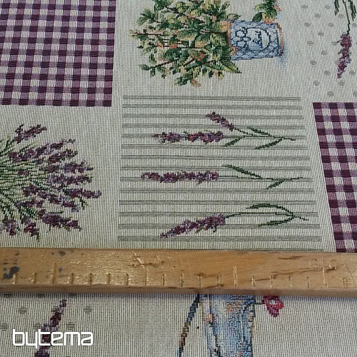 Gobelínová látka KVĚTY Z PROVENCE