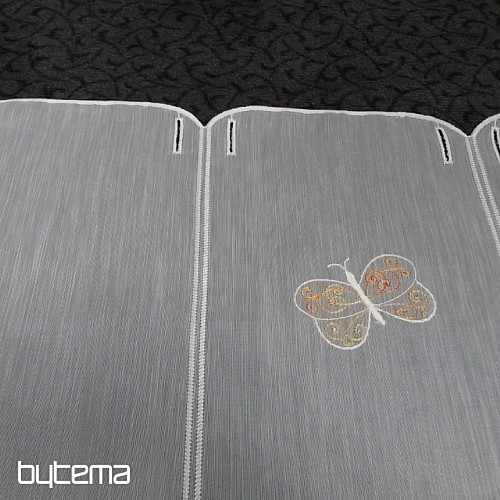 Záclonka na vitrážku MOTÝLCI