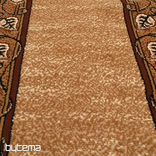 Koberec běhoun FELIKS listy béžový