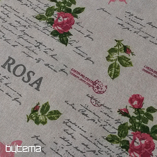 Dekorační látka CLOE ROSA 280 cm