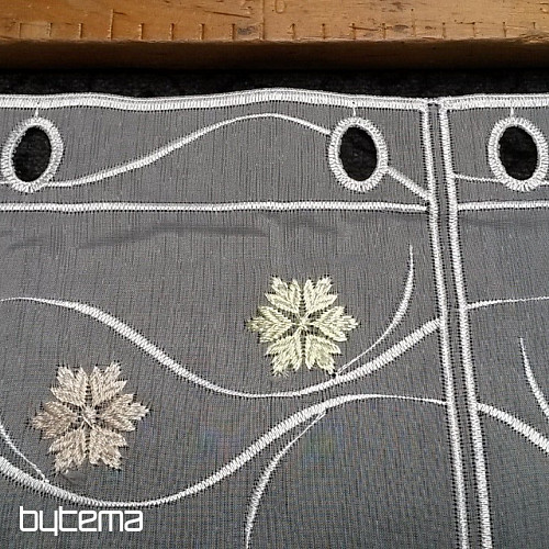 Záclona vlnka květ