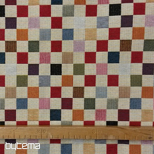 Gobelínová látka CHESS BIG 2 cm