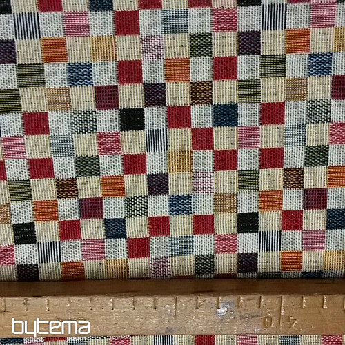 Gobelínová látka CHESS 1 cm