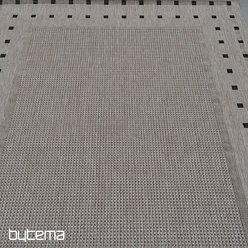 Koberec buklé FLOORLUX 20329/04 silver-black