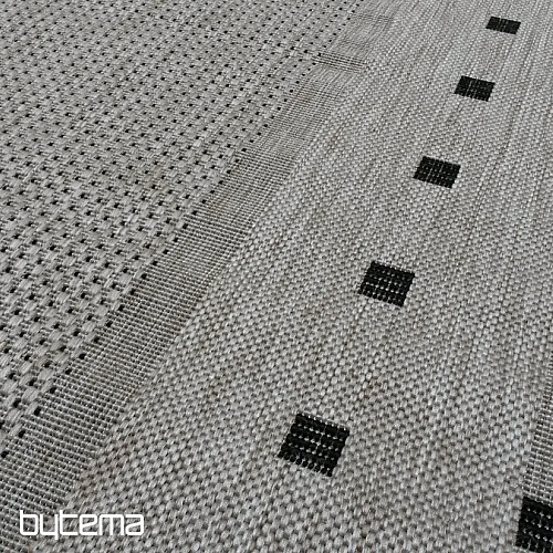 Koberec buklé FLOORLUX 20329/04 silver-black