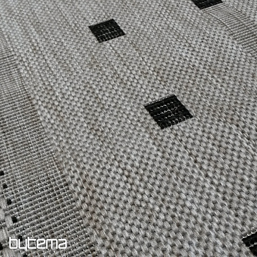 Koberec buklé FLOORLUX 20329/04 silver-black