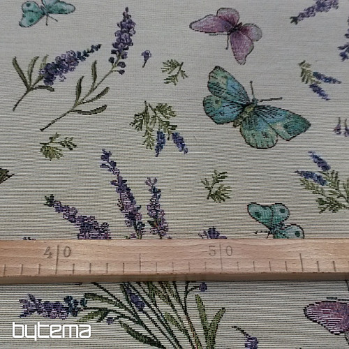 Gobelínová látka LAVANDER GARDEN SEEDS 1