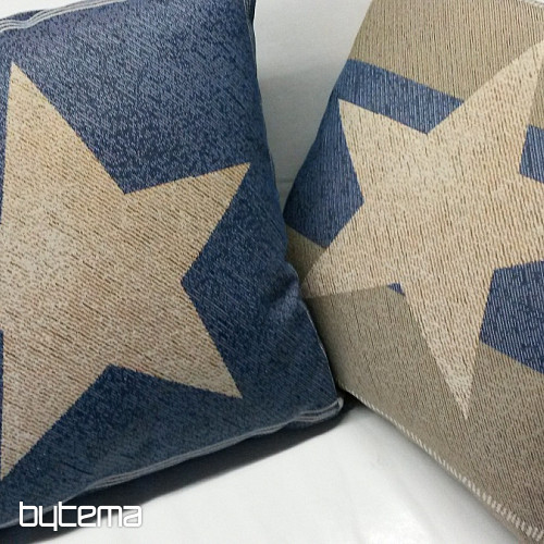 Gobelínový povlak na polštář BLUE STAR 1
