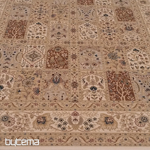 Vlněný klasický koberec DIAMOND ORIENT krémový kazetový