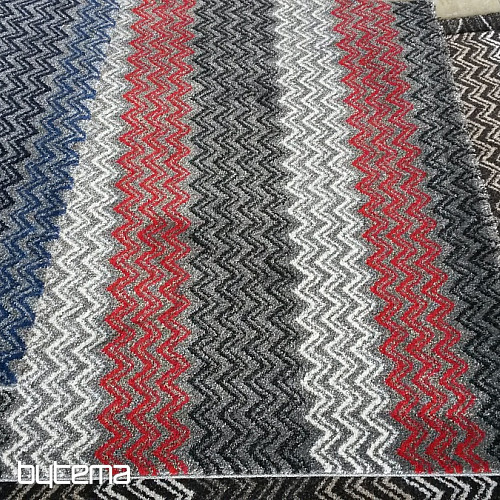 Moderní koberec ZIG ZAG red