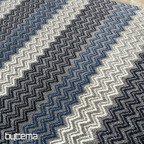 Moderní koberec ZIG ZAG blue