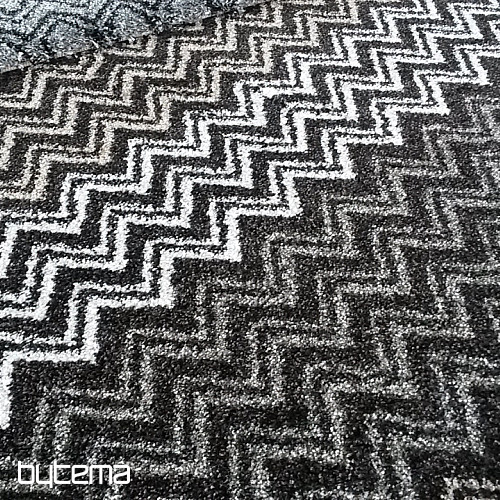 Moderní koberec ZIG ZAG brown