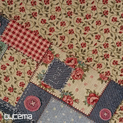 Gobelínová látka VINTAGE PATCHWORK