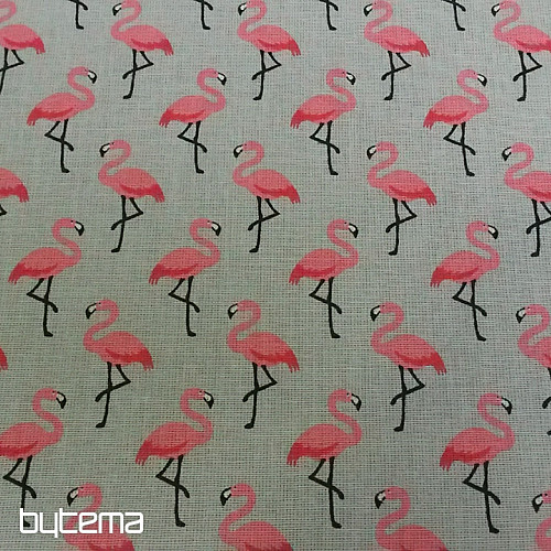 Dekorační látka FLAMINGO gris