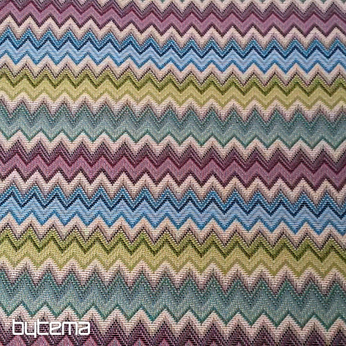 Gobelínová látka ZIG ZAG 2