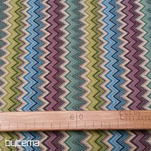 Gobelínová látka ZIG ZAG 2