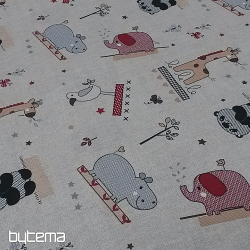 Dekorační látka ZOO