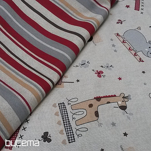 Dekorační látka ZOO