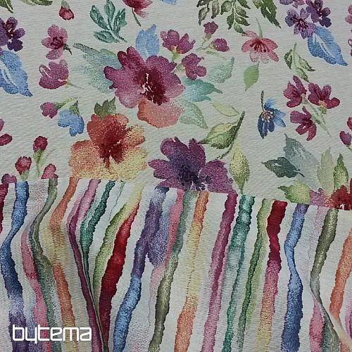 Gobelínová látka PASTEL STRIPE