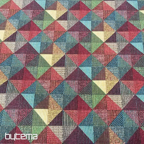 Dekorační látka RUBIK MULTICOLOR